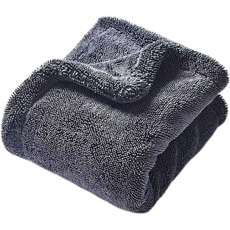 Thickened Braided Car Cleaning Towel, Double-Sided Absorbent Water Collection Towel, Microfiber Car Wash Towel, Quick-Drying Car Wash Towel
