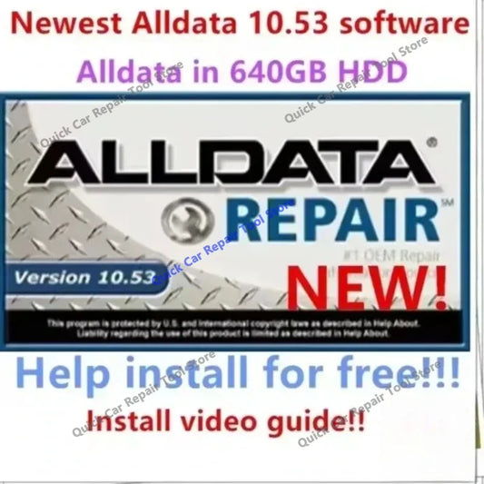 2026 hot new Alldata Repair auto repair software 10.53v All data car software with tech support for cars and trucks free install