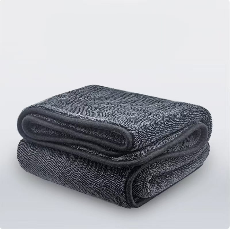 Thickened Braided Car Cleaning Towel, Double-Sided Absorbent Water Collection Towel, Microfiber Car Wash Towel, Quick-Drying Car Wash Towel