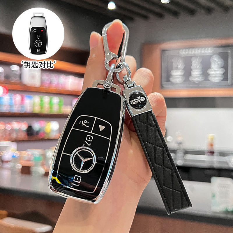 Suitable for Mercedes-Benz key cover GLS450 imported GLE350 high-end GLE450 coupe GLS400 car four 4 key shell