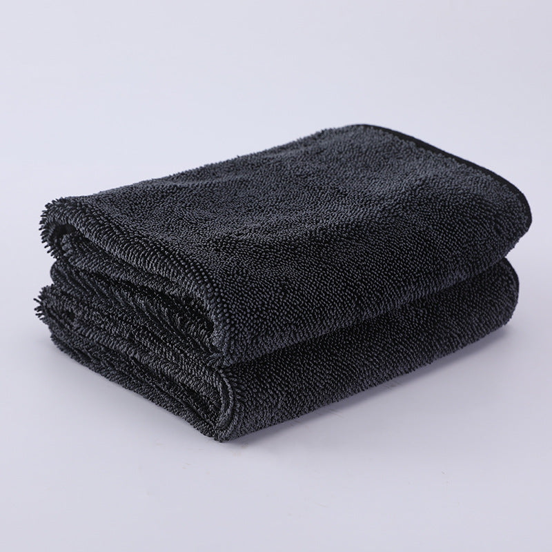 Thickened Braided Car Cleaning Towel, Double-Sided Absorbent Water Collection Towel, Microfiber Car Wash Towel, Quick-Drying Car Wash Towel