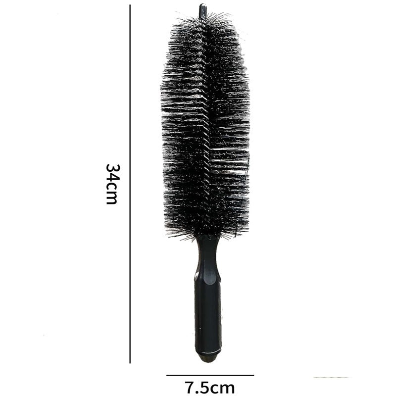 Car Tire Brush Wheel Brush Car Wash Brush Tire Brush Household Cleaning Wheel Special Soft Wool Steel Ring Brush