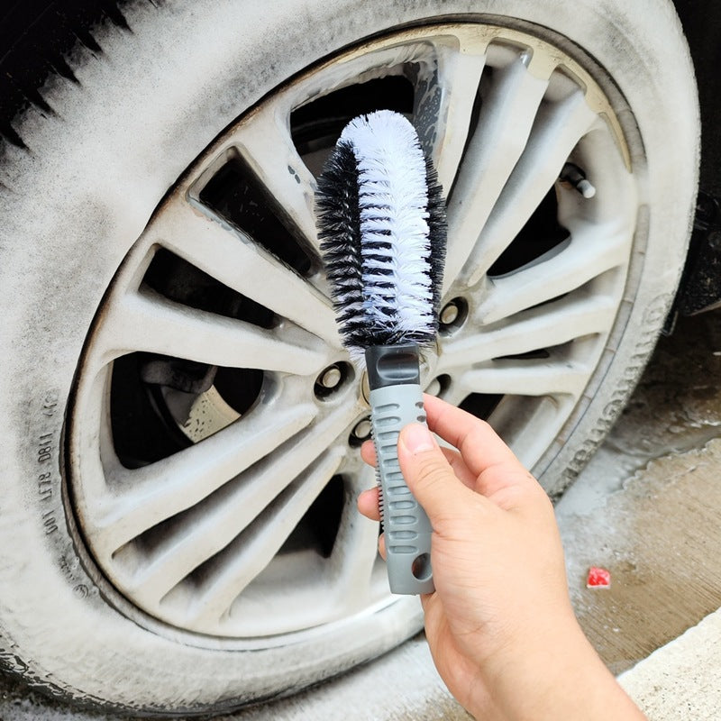 Car Tire Brush Wheel Brush Car Wash Brush Tire Brush Household Cleaning Wheel Special Soft Wool Steel Ring Brush