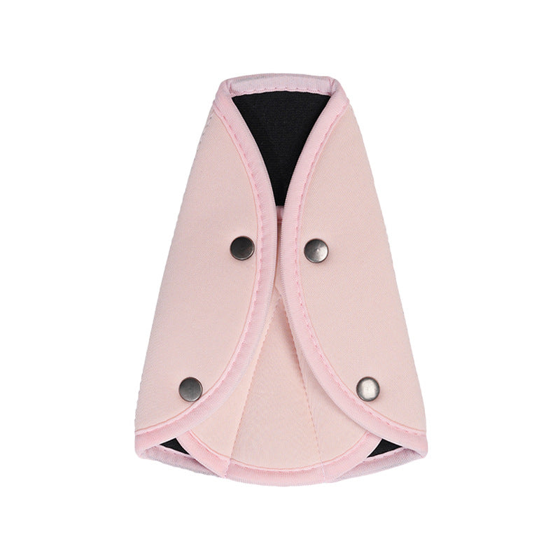 Car Kids Safety Belt Shoulder Protector, Cute Anti-Stranglehold Neck Protector, Baby Car Adjustment Fixed Limiter