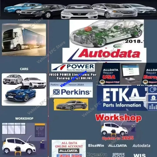 2026 hot selling newest for Auto Repair Software, All Data Car Software with Wiring Diagram, 10.53, Link Auto, 3.45 ATSG