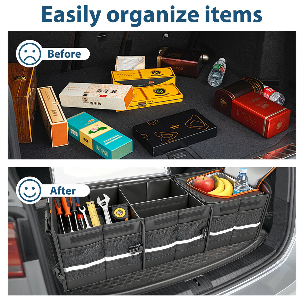 Foldable Car Trunk Storage Box