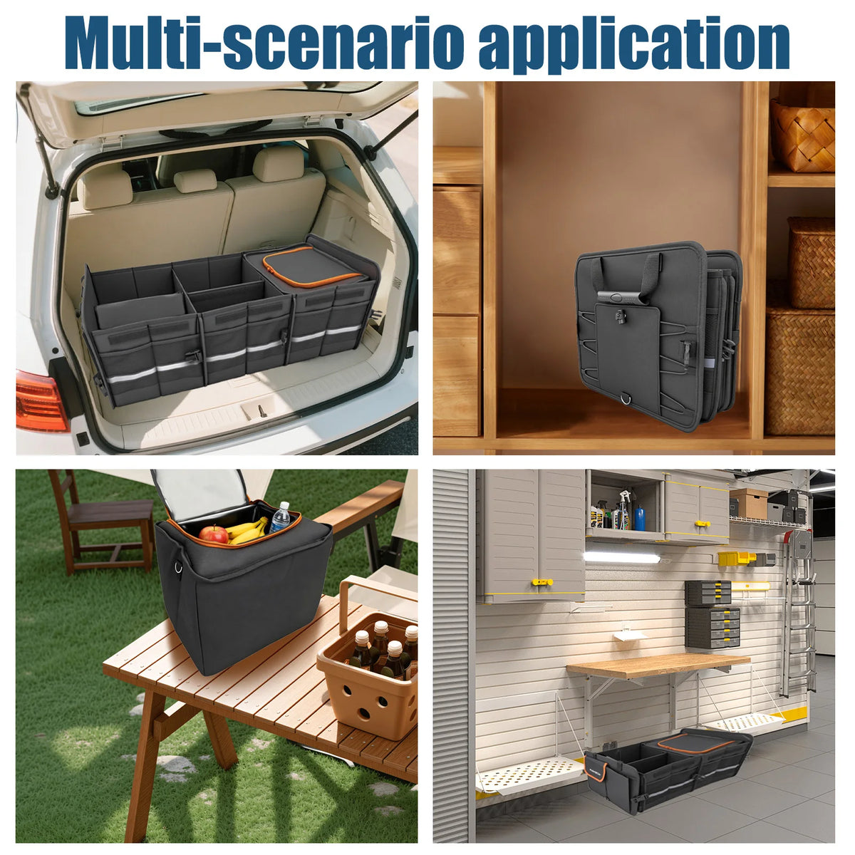 Foldable Car Trunk Storage Box