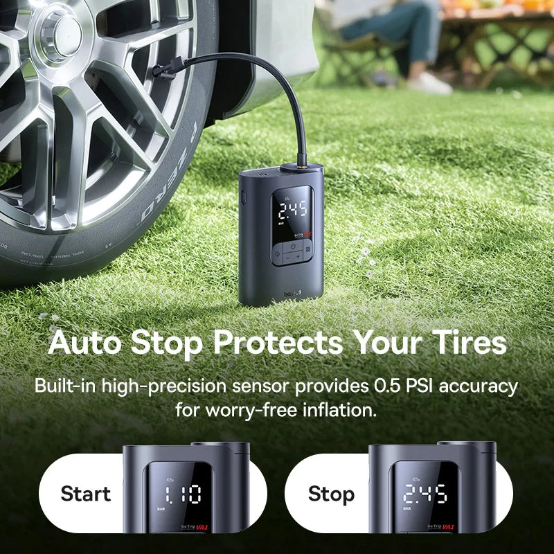 Baseus GoTrip VA1 Max – Cordless Portable Tire Inflator