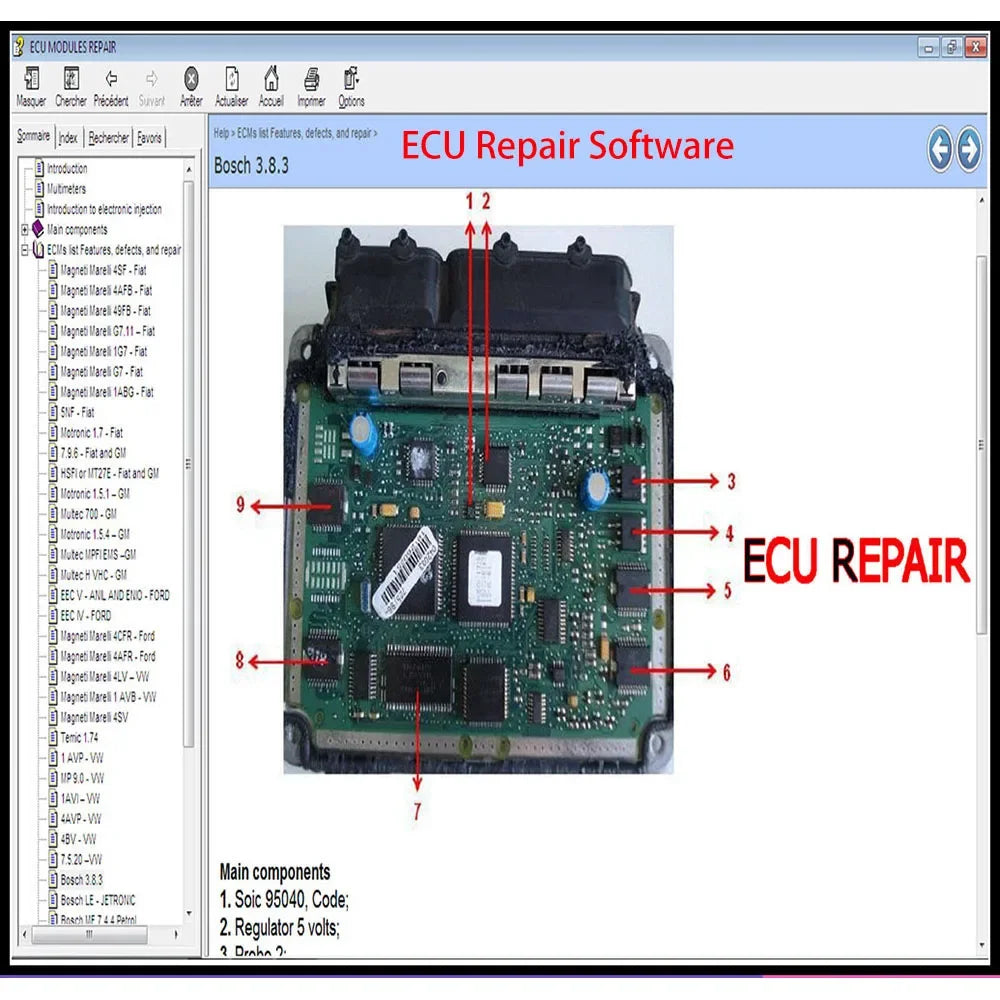 Car ECU Repair Software