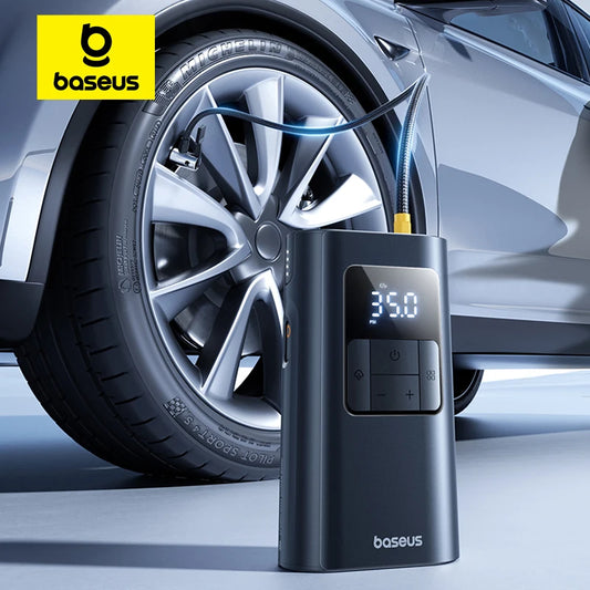 Baseus 2-in-1 Portable Tire Inflator – Cordless & Wired