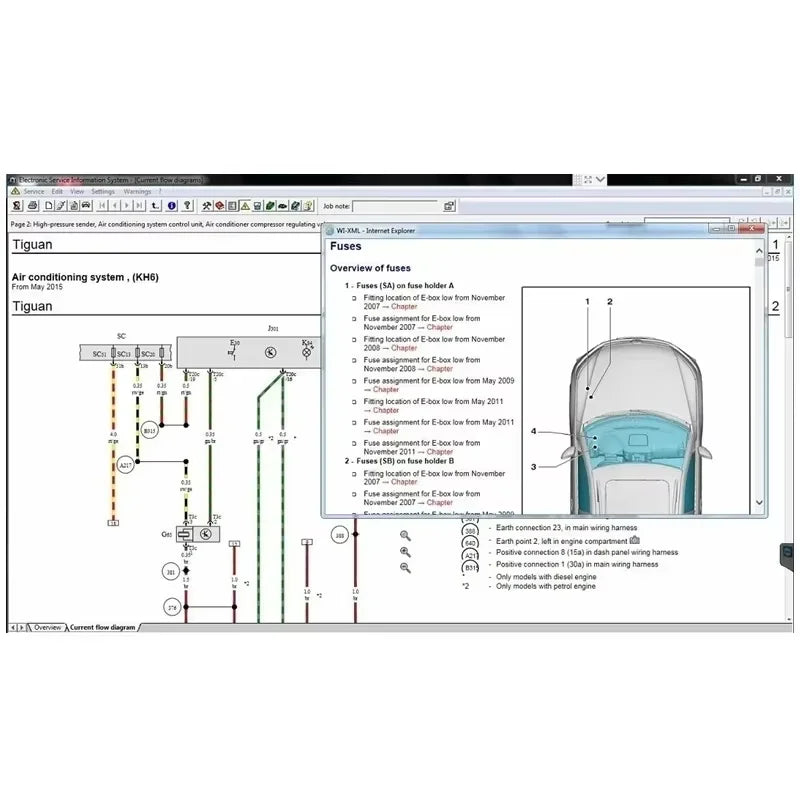 2026 Latest Car Repair Software Elsawin 6.0 Etka 8.3 Electronic Parts Catalog Elsa Win 6.0 For V-W For A-udi Car Software