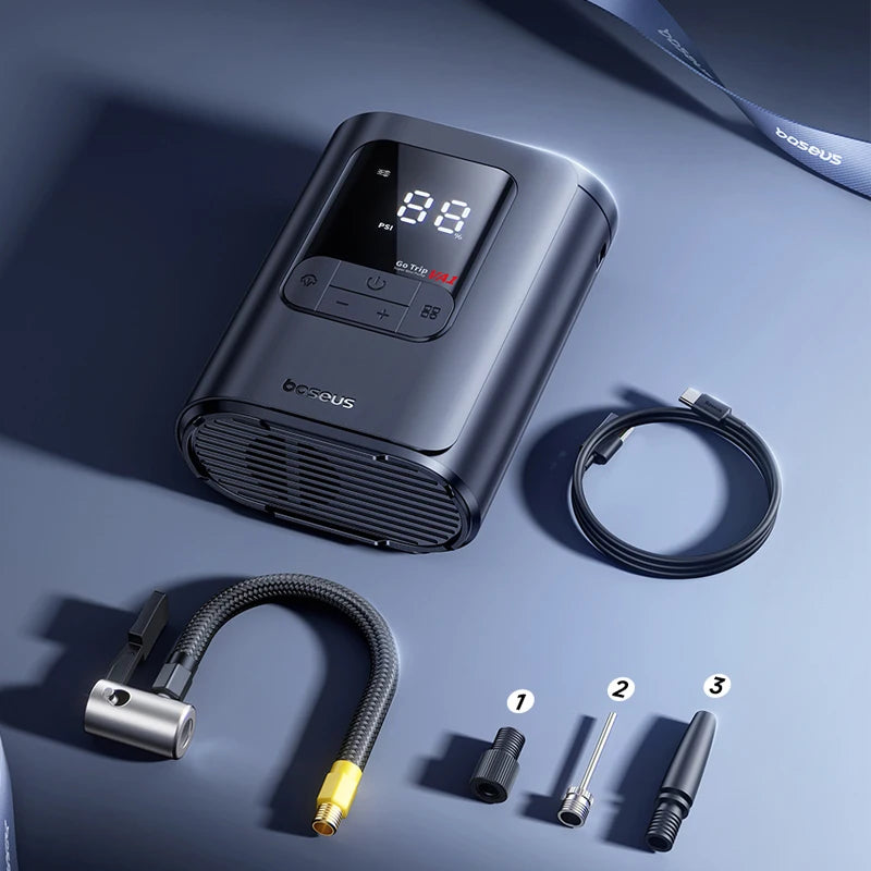 Baseus Wireless Tire Inflator – Portable Air Compressor