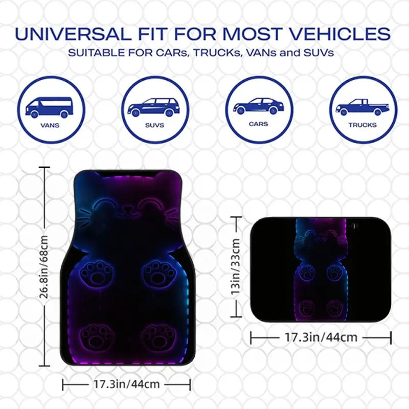NeonPaws Floor Mats