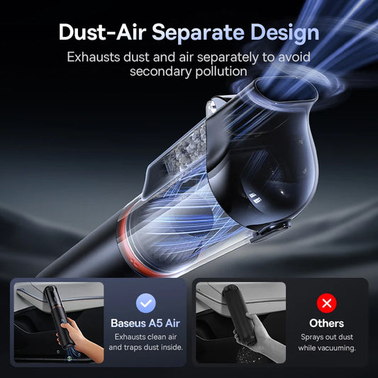 Baseus A5 – Cordless Car Vacuum & Air Blower