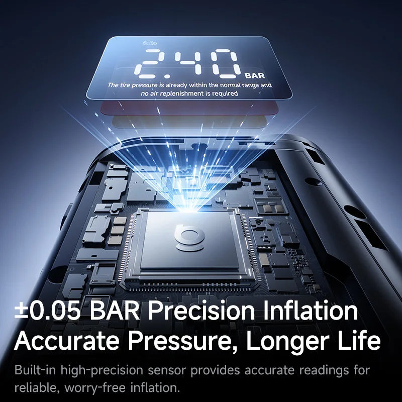 Baseus Wireless Tire Inflator – Portable Air Compressor