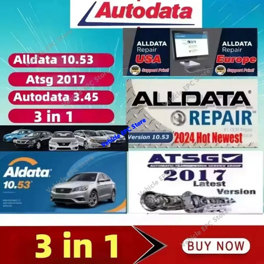 2026 hot selling newest for Auto Repair Software, All Data Car Software with Wiring Diagram, 10.53, Link Auto, 3.45 ATSG