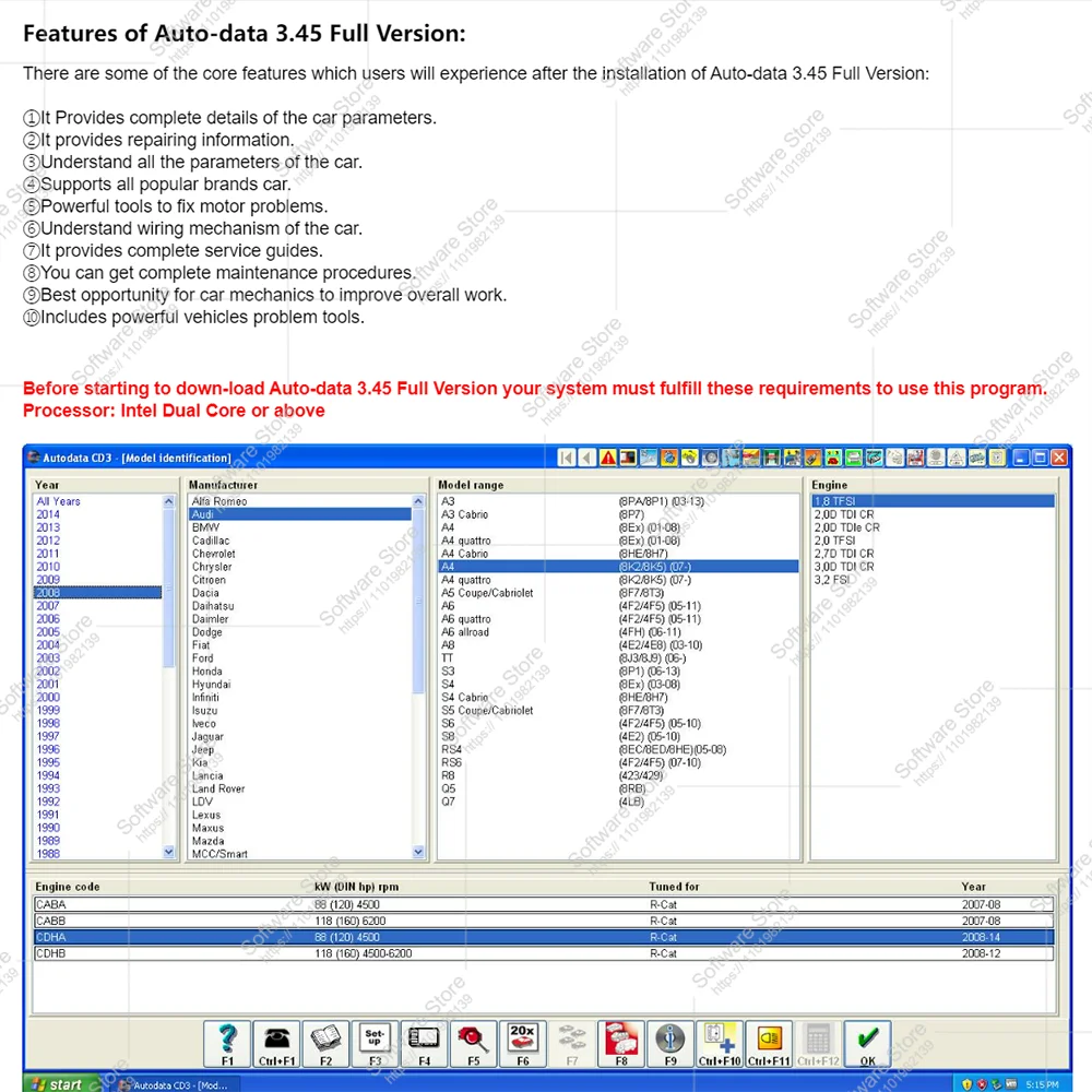 2026 Auto-Data 3.45 Car Repair Diagnosis Software Auto Data 3.45 2014 Year Latest Version With Install Video Free Installation