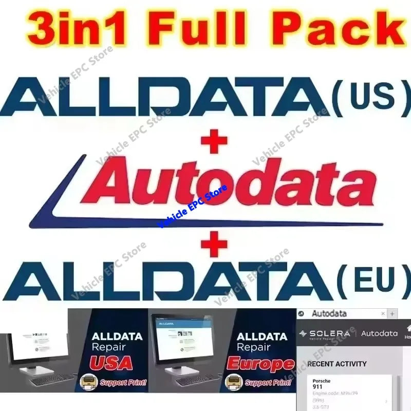 2026 hot selling newest for Auto Repair Software, All Data Car Software with Wiring Diagram, 10.53, Link Auto, 3.45 ATSG