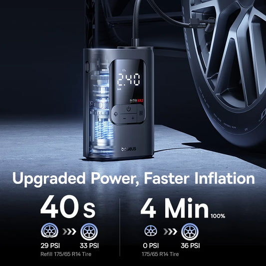 Baseus GoTrip VA1 Max – Cordless Portable Tire Inflator